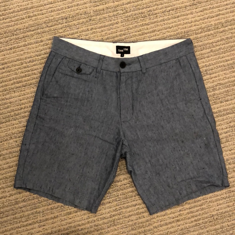 Frank & Oak Chambray Shorts